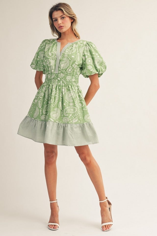 olive floral renee ruffle mini dress Tuckernuck | Dresses | Hyacinth House Olive Floral Renee Ruffle Mini Dress Tuckernuck
