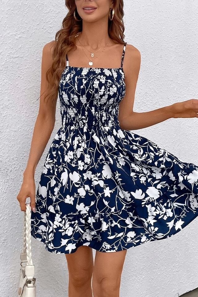 sachin and babi light blue dress HOBBS Renee Silk Floral Dress main image 1